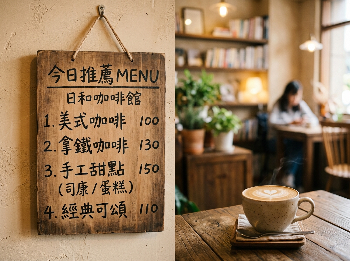 Cafe Menu Preset